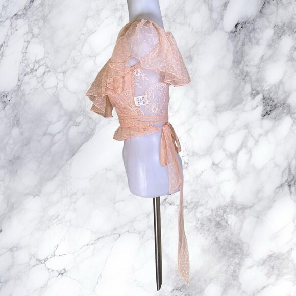 House of Harlow 1960 xREVOLVE Noel Top - Rose - Picture 3 of 11